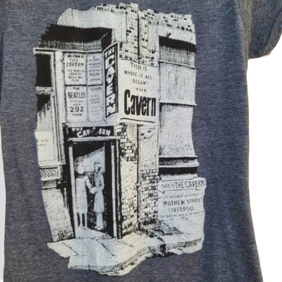 THE BEATLES CAVERN CLUB UK Liverpool Graphic Tee S M Artist  Rock Band Shirt - Picture 7 of 16
